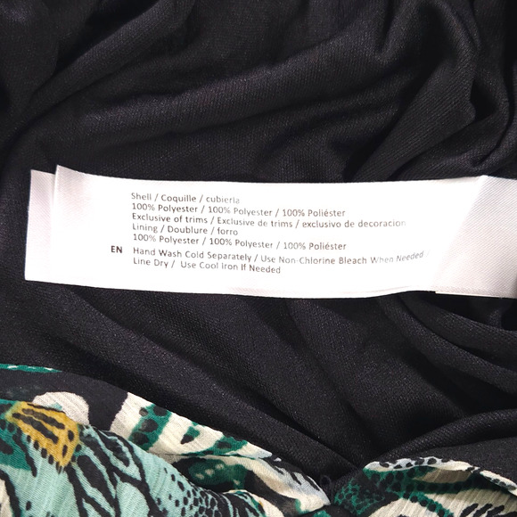 NWT B.O.G. Band of the Free Maisie Floral Mini Dress Sz. XS [2] Black Emerald - Picture 9 of 11